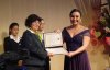 Flora Isabel fez a entrega da medalha