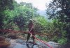 Preparao para a descida na cachoeira do urubu rei - Pedro II