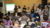 Equipe do Gabinete durante a apresentao