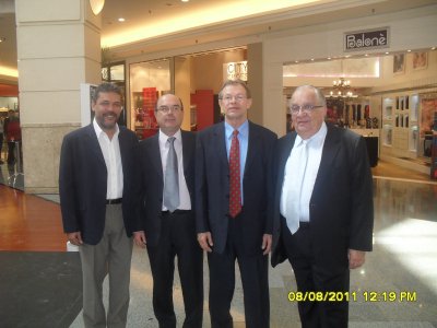 Luiz Carlos(Eletrobrs-PI),Srgio Augusto Dsamo(Diretor Presidente do DNPM-SP),Francisco Hilrio de Aguiar Filho(DNPM-PI),Gilberto Silva(Em